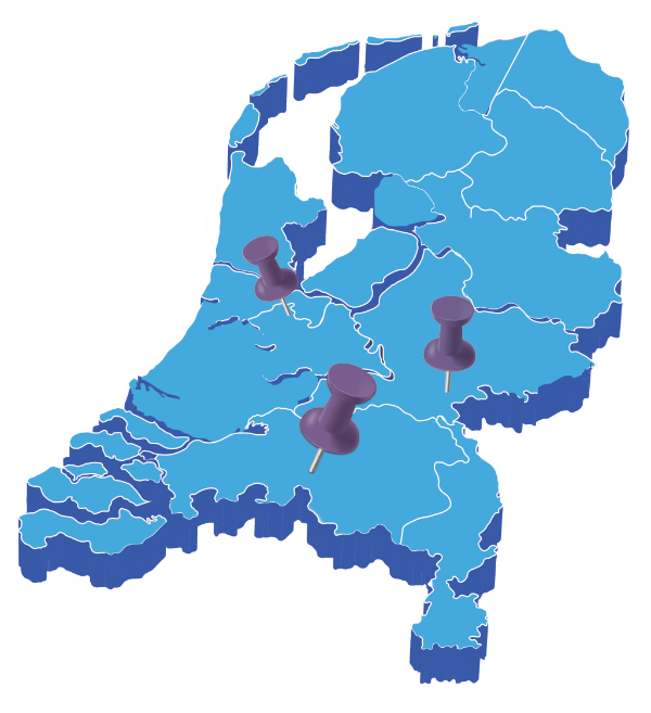 VGM Breed op de kaart van Nederland